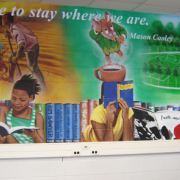 School Library Mural, Painted Mural, Toronto Muralist
