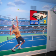 Painted Mural, Sports mural, Kid's Room Mural, Residential Mural.