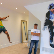 Painted Mural, Michael Jackson Mural, Residential Mural.