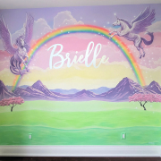 Painted Mural, Nursery Mural.