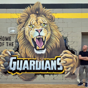 School Gym Mural