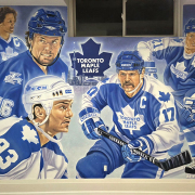 Toronto Maple Leafs Painted Mural